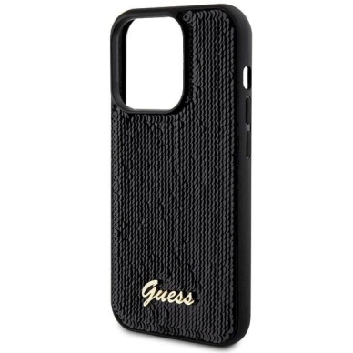 Originalus Guess dėklas Sequin Script MetaliPhone 13 Pro Max - Juodas 5 Originalus Guess dėklas Sequin Script MetaliPhone 13 Pro Max - Juodas 5