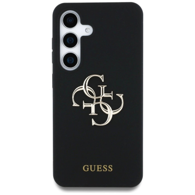 Guess Silikoninis Big 4G Logo Bottom Script Dėklas skirtas Samsung Galaxy S25 - Juodas 2 Guess Silikoninis Big 4G Logo Bottom Script Dėklas skirtas Samsung Galaxy S25 - Juodas 2