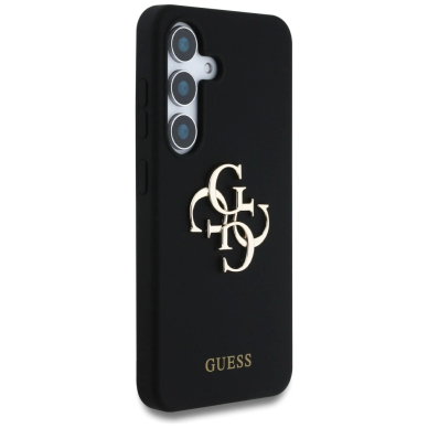 Guess Silikoninis Big 4G Logo Bottom Script Dėklas skirtas Samsung Galaxy S25 - Juodas 3 Guess Silikoninis Big 4G Logo Bottom Script Dėklas skirtas Samsung Galaxy S25 - Juodas 3
