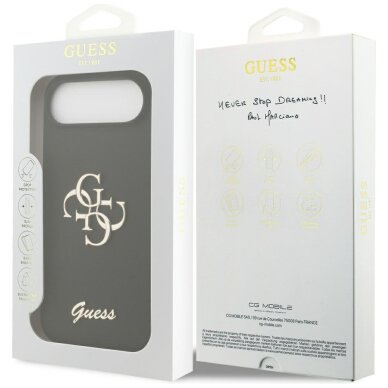 iPhone Air Guess Silicone Big 4G Script dėklas – juodas 7 iPhone Air Guess Silicone Big 4G Script dėklas – juodas 7
