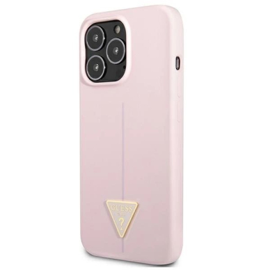 Guess Silikoninis Triangle Dėklas skirtas iPhone 13 Pro / 13 6.1&quot; - Violetinis 1
