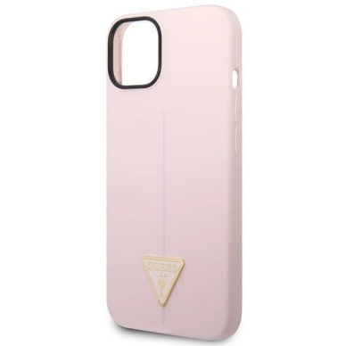 Guess Silikoninis Triangle Dėklas skirtas iPhone 14 6.1&quot; - Violetinis 5