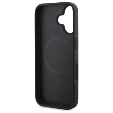 iPhone 16 Guess Small Classic MagSafe dėklas - juodas 6