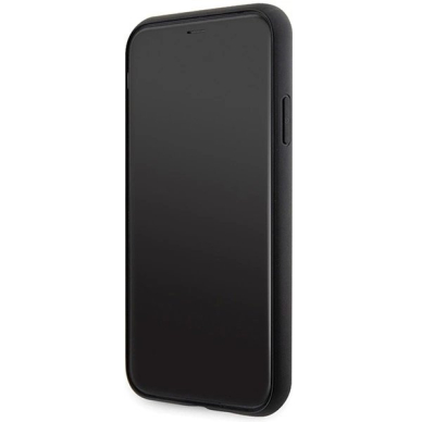 Guess Strass Metal Logo iPhone 11 / Xr 6.1&quot; Dėklas - Juodas 4