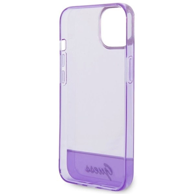 Guess Translucent iPhone 14 6.1&quot; Dėklas - Violetinis 6