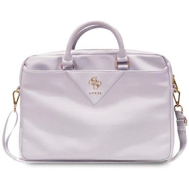 Guess Triangle 4G Krepšys a 16 laptop - violetinis Guess Triangle 4G Krepšys a 16 laptop - violetinis