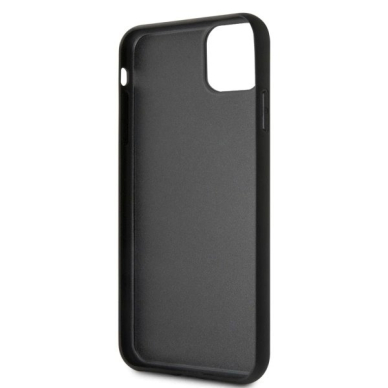 Guess Triangle Glitter iPhone 11 Pro Max Dėklas - Juodas 4