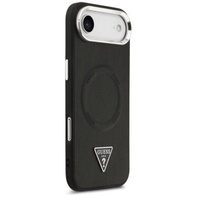 iPhone Air Guess Triangle Logo MagSafe dėklas – juodas 3 iPhone Air Guess Triangle Logo MagSafe dėklas – juodas 3