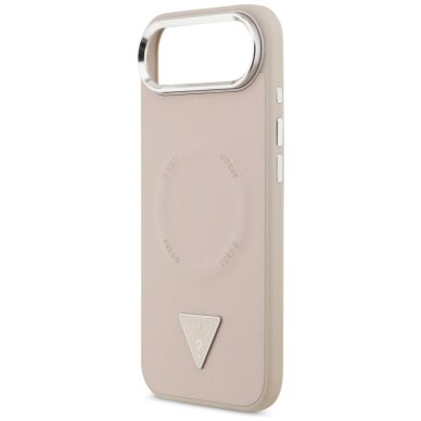 iPhone Air Guess Triangle Logo MagSafe dėklas – rožinis 5 iPhone Air Guess Triangle Logo MagSafe dėklas – rožinis 5