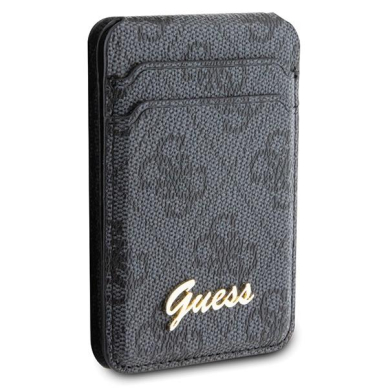 Guess Wallet Card Slot Stand GUWMSHG4SHK case - Juodas MagSafe 4G Classic Logo 2 Guess Wallet Card Slot Stand GUWMSHG4SHK case - Juodas MagSafe 4G Classic Logo 2