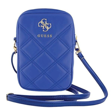 Guess Zip Quilted 4G Krepšys - blue 1 Guess Zip Quilted 4G Krepšys - blue 1