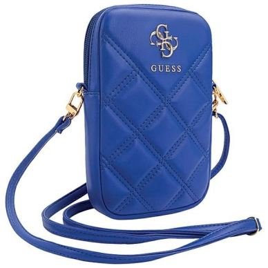 Guess Zip Quilted 4G Krepšys - blue 2 Guess Zip Quilted 4G Krepšys - blue 2