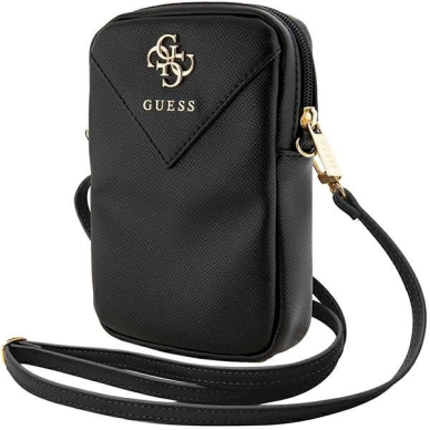 Guess Zip Triangle 4G rankinė – juoda