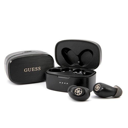 Dėklas Guess Originalus słuchawki Bluetooth GUTWSJL4GBK TWS + stacja dokująca juodas 4G / GUTWSJL4GBK Dėklas Guess Originalus słuchawki Bluetooth GUTWSJL4GBK TWS + stacja dokująca juodas 4G / GUTWSJL4GBK