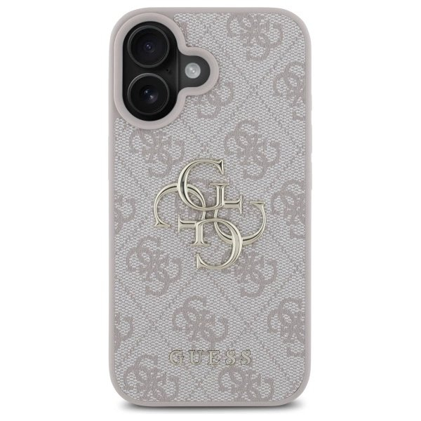 iPhone 16 Plus – Guess 4G Big Logo Case - Rožinis 2
