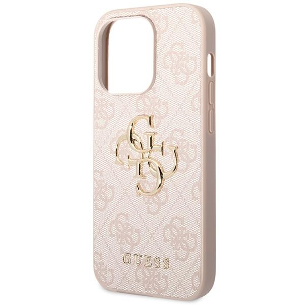 Dėklas Guess 4G Big Metal Logo iPhone 15 Pro - Rožinis 5 Dėklas Guess 4G Big Metal Logo iPhone 15 Pro - Rožinis 5