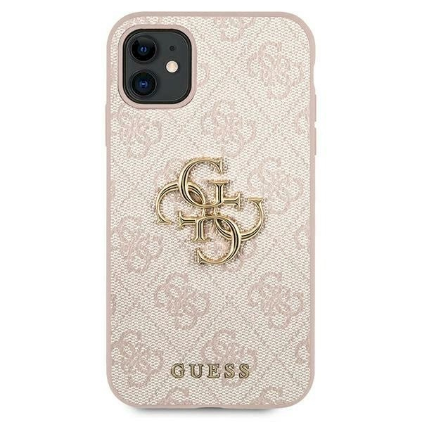 Guess 4G Big Metal Logo Dėklas Samsung Galaxy A55 - Rožinis 2 Guess 4G Big Metal Logo Dėklas Samsung Galaxy A55 - Rožinis 2