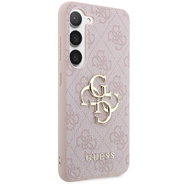 Guess 4G Big Metal Logo Dėklas Samsung Galaxy A55 - Rožinis 3 Guess 4G Big Metal Logo Dėklas Samsung Galaxy A55 - Rožinis 3