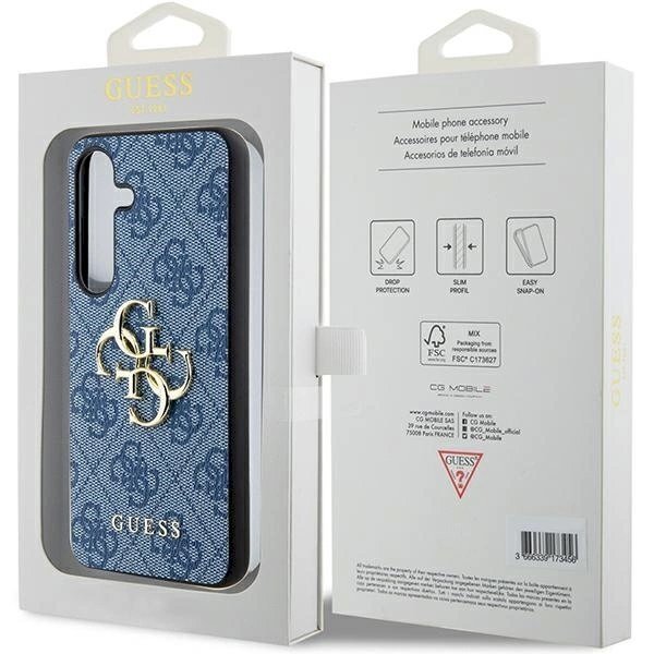 Originalus Guess dėklas 4G Big Metal LogoSamsung Galaxy S24+ - Mėlynas 7 Originalus Guess dėklas 4G Big Metal LogoSamsung Galaxy S24+ - Mėlynas 7
