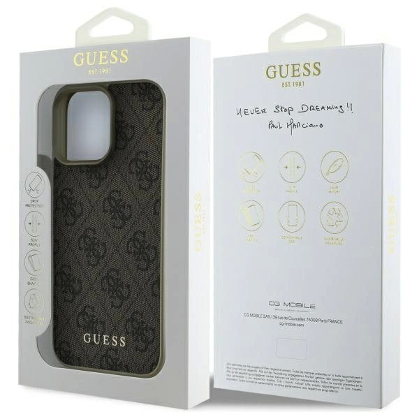 Dėklas Guess 4G Charms Collection iPhone 16 Pro - Rudas 7 Dėklas Guess 4G Charms Collection iPhone 16 Pro - Rudas 7