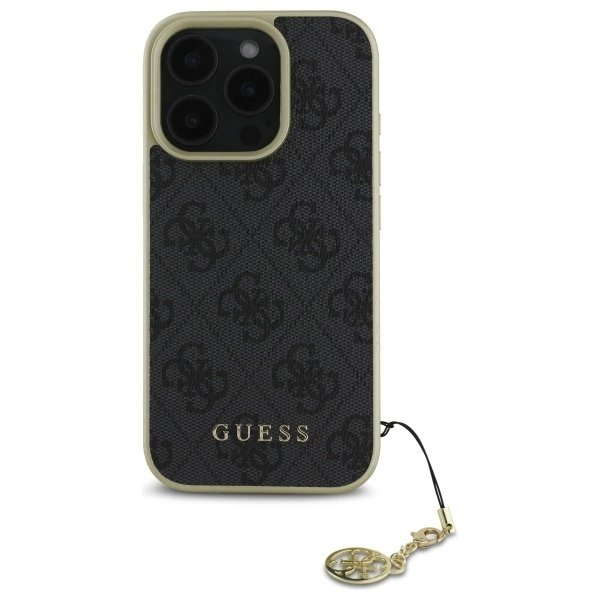 Dėklas Guess 4G Charms Collection  iPhone 16 Pro Max - Juodas 2 Dėklas Guess 4G Charms Collection  iPhone 16 Pro Max - Juodas 2