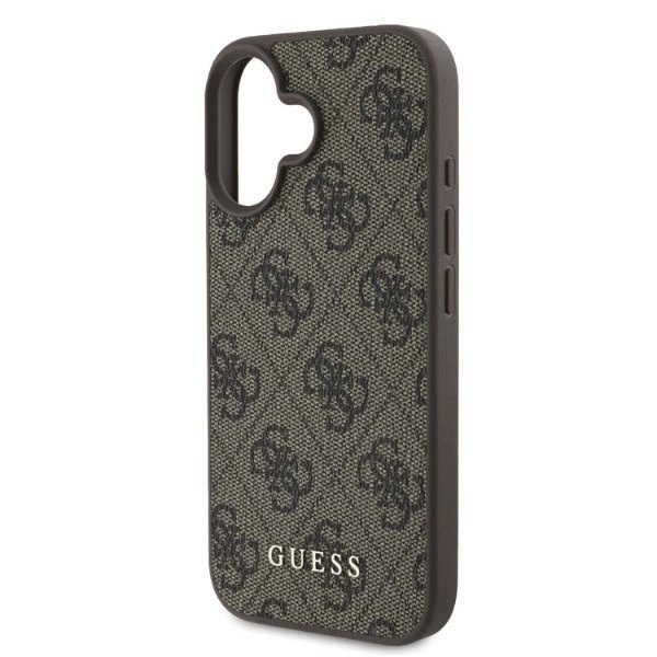 Guess 4G Classic iPhone 16 Dėklas - rudas 3 Guess 4G Classic iPhone 16 Dėklas - rudas 3