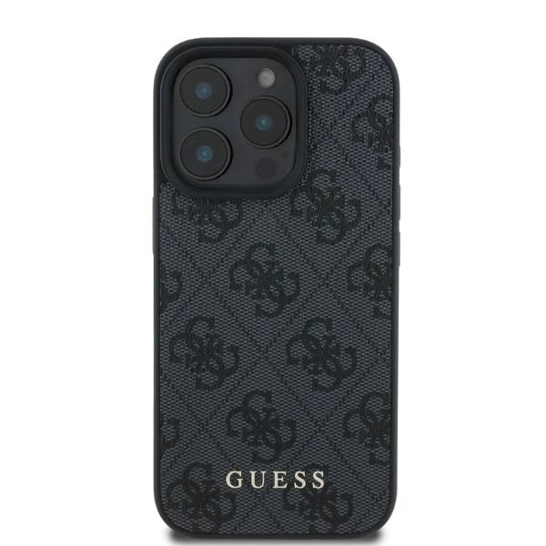 Guess 4G Classic iPhone 16 Pro Dėklas - juodas 2 Guess 4G Classic iPhone 16 Pro Dėklas - juodas 2