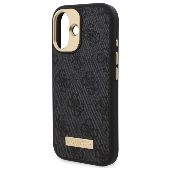 iPhone 16 Plus – Guess 4G Logo Plate MagSafe dėklas - Juodas 5 iPhone 16 Plus – Guess 4G Logo Plate MagSafe dėklas - Juodas 5