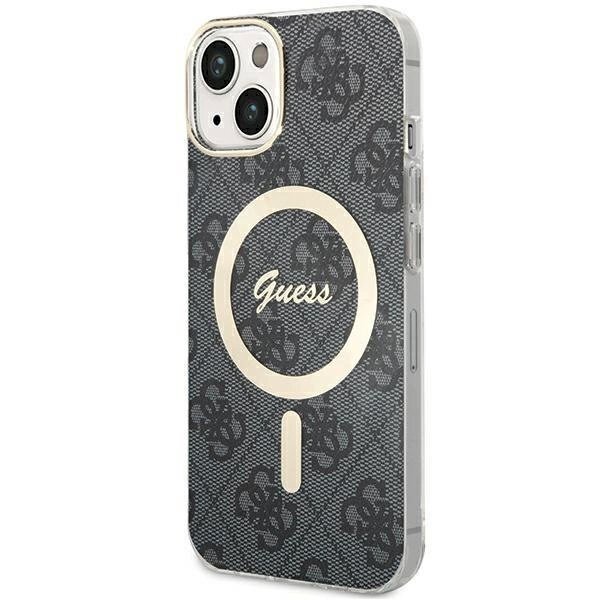 Originalus Guess dėklas 4G MagSafeiPhone 15 Plus / 14 Plus - Juodas Originalus Guess dėklas 4G MagSafeiPhone 15 Plus / 14 Plus - Juodas