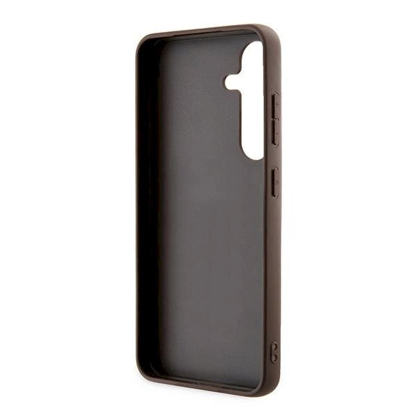 Guess 4G Metal Gold Logo Dėklas Samsung Galaxy S24 - Rudas 6 Guess 4G Metal Gold Logo Dėklas Samsung Galaxy S24 - Rudas 6