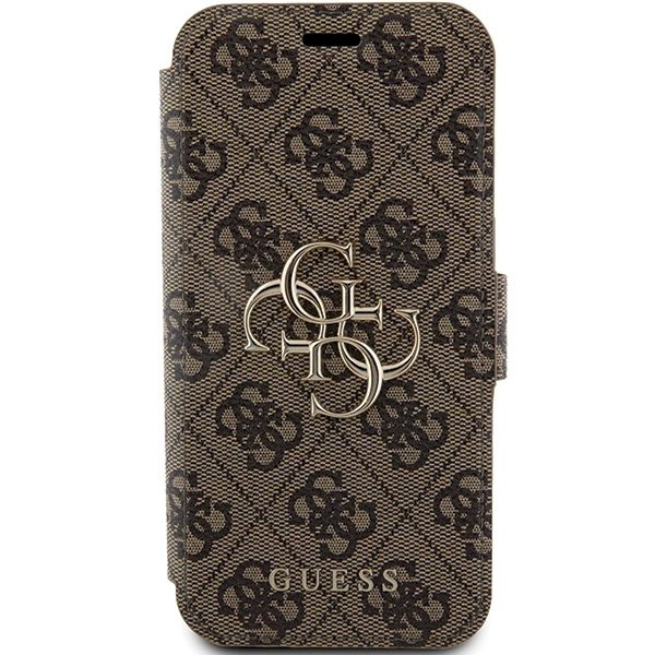 Originalus Guess dėklas 4G Metal LogoiPhone 15 Pro - Rudas 2 Originalus Guess dėklas 4G Metal LogoiPhone 15 Pro - Rudas 2