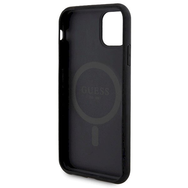 Guess 4G Metal Logo Dėklas set iPhone 11 + 5000mAh MagSafe power bank - Juodas 6 Guess 4G Metal Logo Dėklas set iPhone 11 + 5000mAh MagSafe power bank - Juodas 6