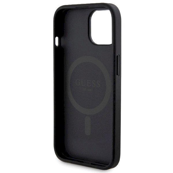 Guess 4G Metal Logo Dėklas set iPhone 15 + 5000mAh MagSafe power bank - Juodas 6 Guess 4G Metal Logo Dėklas set iPhone 15 + 5000mAh MagSafe power bank - Juodas 6