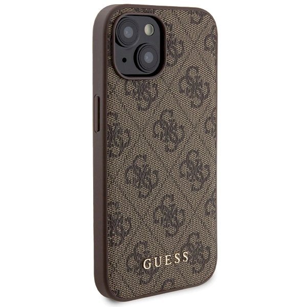 Guess 4G Metal Logo Dėklas set iPhone 15 + 5000mAh MagSafe power bank - Rudas 3 Guess 4G Metal Logo Dėklas set iPhone 15 + 5000mAh MagSafe power bank - Rudas 3