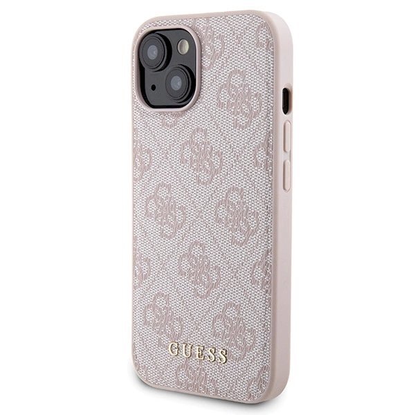 Guess 4G Metal Logo Dėklas set iPhone 15 + 5000mAh MagSafe power bank - Rožinis 1 Guess 4G Metal Logo Dėklas set iPhone 15 + 5000mAh MagSafe power bank - Rožinis 1