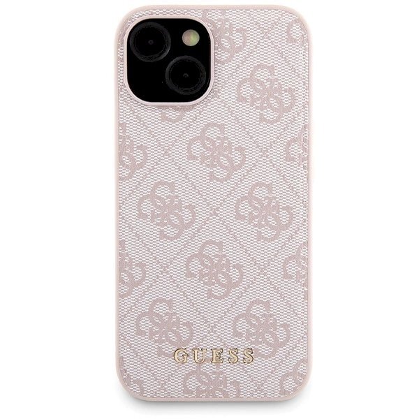 Guess 4G Metal Logo Dėklas set iPhone 15 + 5000mAh MagSafe power bank - Rožinis 2 Guess 4G Metal Logo Dėklas set iPhone 15 + 5000mAh MagSafe power bank - Rožinis 2