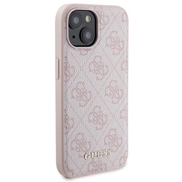 Guess 4G Metal Logo Dėklas set iPhone 15 + 5000mAh MagSafe power bank - Rožinis 3 Guess 4G Metal Logo Dėklas set iPhone 15 + 5000mAh MagSafe power bank - Rožinis 3