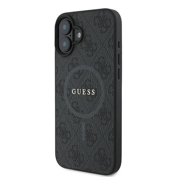 Guess 4G Ring Classic Logo MagSafe Dėklas iPhone 16 Plus - juodas 1