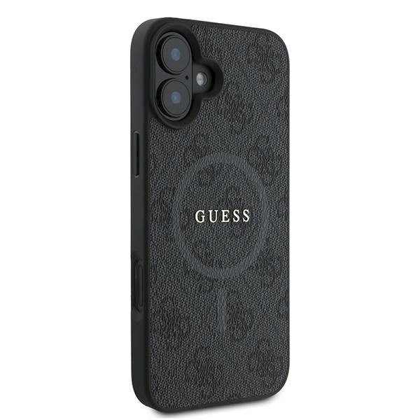 Guess 4G Ring Classic Logo MagSafe Dėklas iPhone 16 Plus - juodas 3