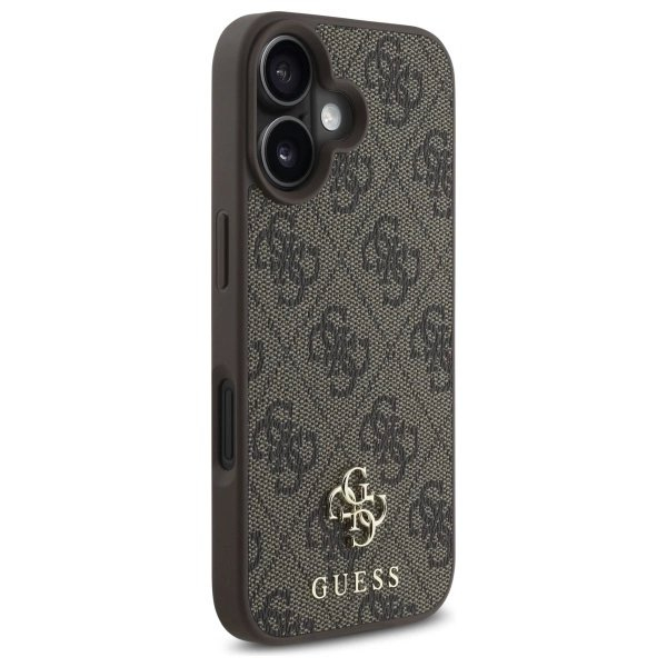 iPhone 16 Guess 4G Small Classic MagSafe dėklas - rudas 3