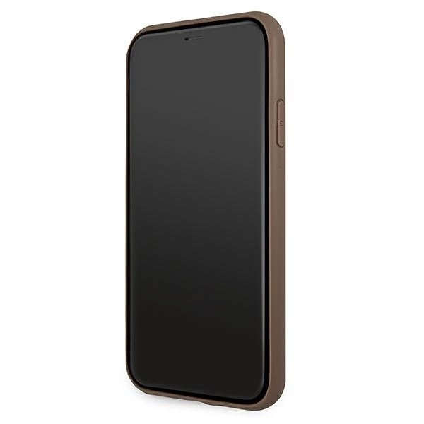 Guess 4G Stripe Dėklas skirtas iPhone 11 / Xr 6.1" - Rudas 4