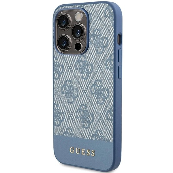 Originalus Guess dėklas 4G Stripe CollectioniPhone 15 Pro - Mėlynas 1 Originalus Guess dėklas 4G Stripe CollectioniPhone 15 Pro - Mėlynas 1
