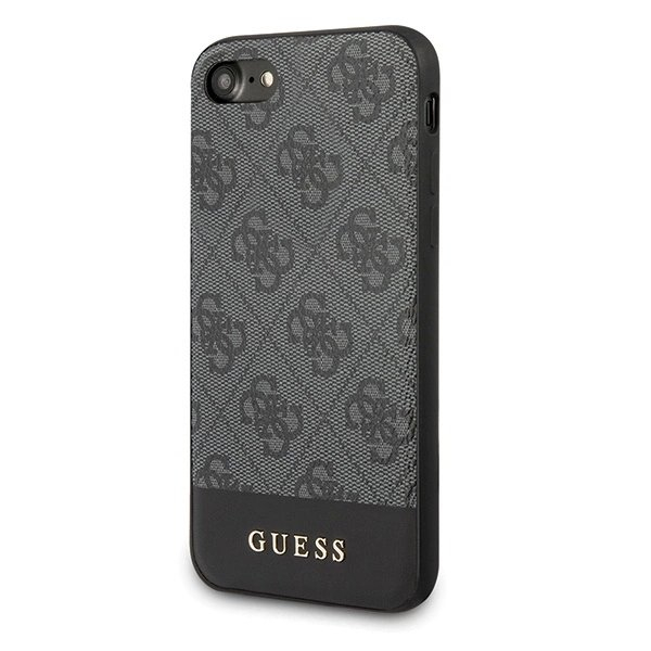Guess 4G Stripe Collection Dėklas skirtas iPhone 7 / 8 / SE 2020 / SE 2022 - Pilkas 1 Guess 4G Stripe Collection Dėklas skirtas iPhone 7 / 8 / SE 2020 / SE 2022 - Pilkas 1