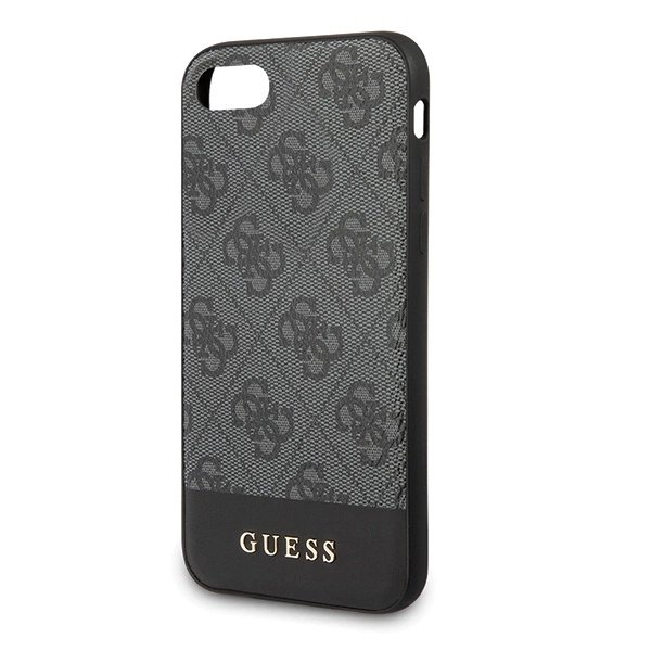 Guess 4G Stripe Collection Dėklas skirtas iPhone 7 / 8 / SE 2020 / SE 2022 - Pilkas 2