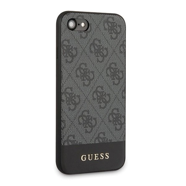 Guess 4G Stripe Collection Dėklas skirtas iPhone 7 / 8 / SE 2020 / SE 2022 - Pilkas 4
