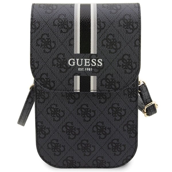 Guess 4G Stripe rankinė – juoda 1 Guess 4G Stripe rankinė – juoda 1