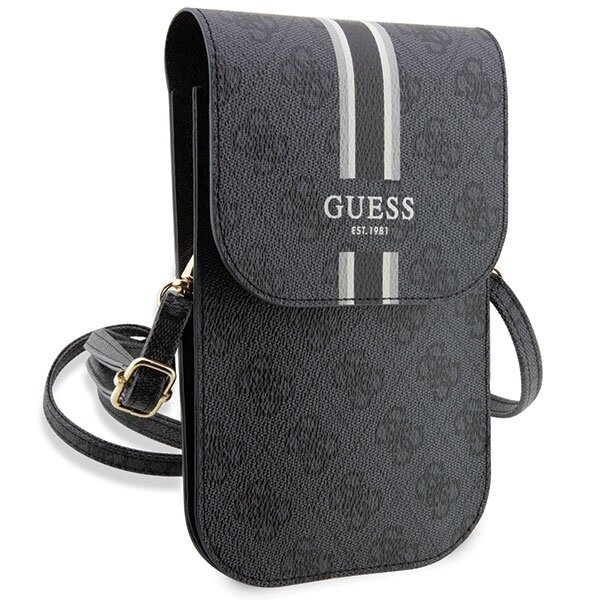 Guess 4G Stripe rankinė – juoda 2