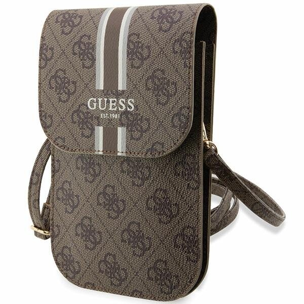 Guess 4G Stripe rankinė – ruda Guess 4G Stripe rankinė – ruda
