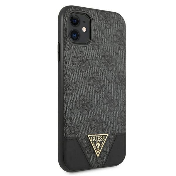 Guess 4G Triangle Collection Dėklas skirtas iPhone 11 6.1" / Xr - Pilkas 5 Guess 4G Triangle Collection Dėklas skirtas iPhone 11 6.1" / Xr - Pilkas 5
