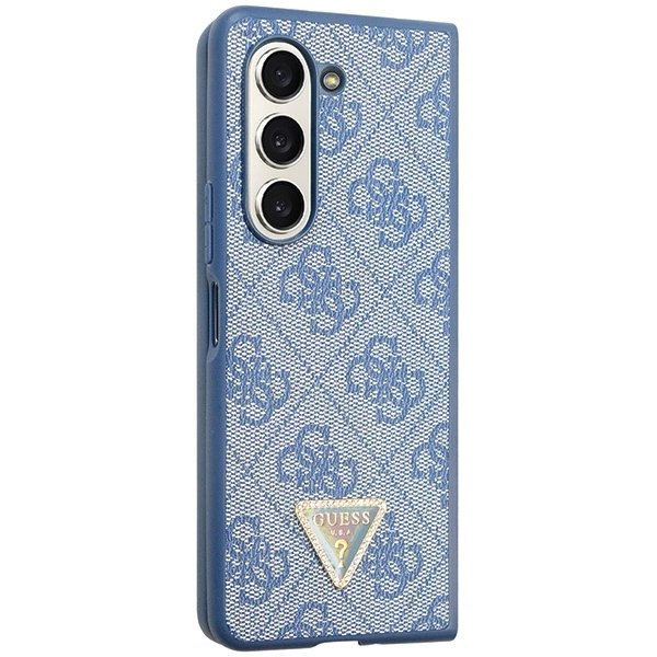 Guess 4G Triangle Strass Dėklas skirtas Samsung Galaxy Z Fold 5 - Mėlynas 4 Guess 4G Triangle Strass Dėklas skirtas Samsung Galaxy Z Fold 5 - Mėlynas 4